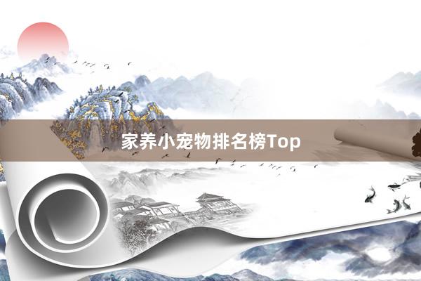 家养小宠物排名榜Top